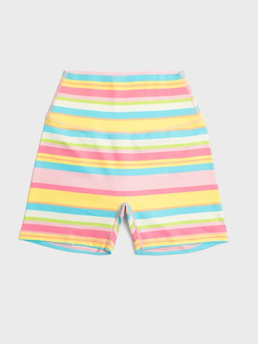Fancy Flexion Bike Shorts - South Beach Stripe